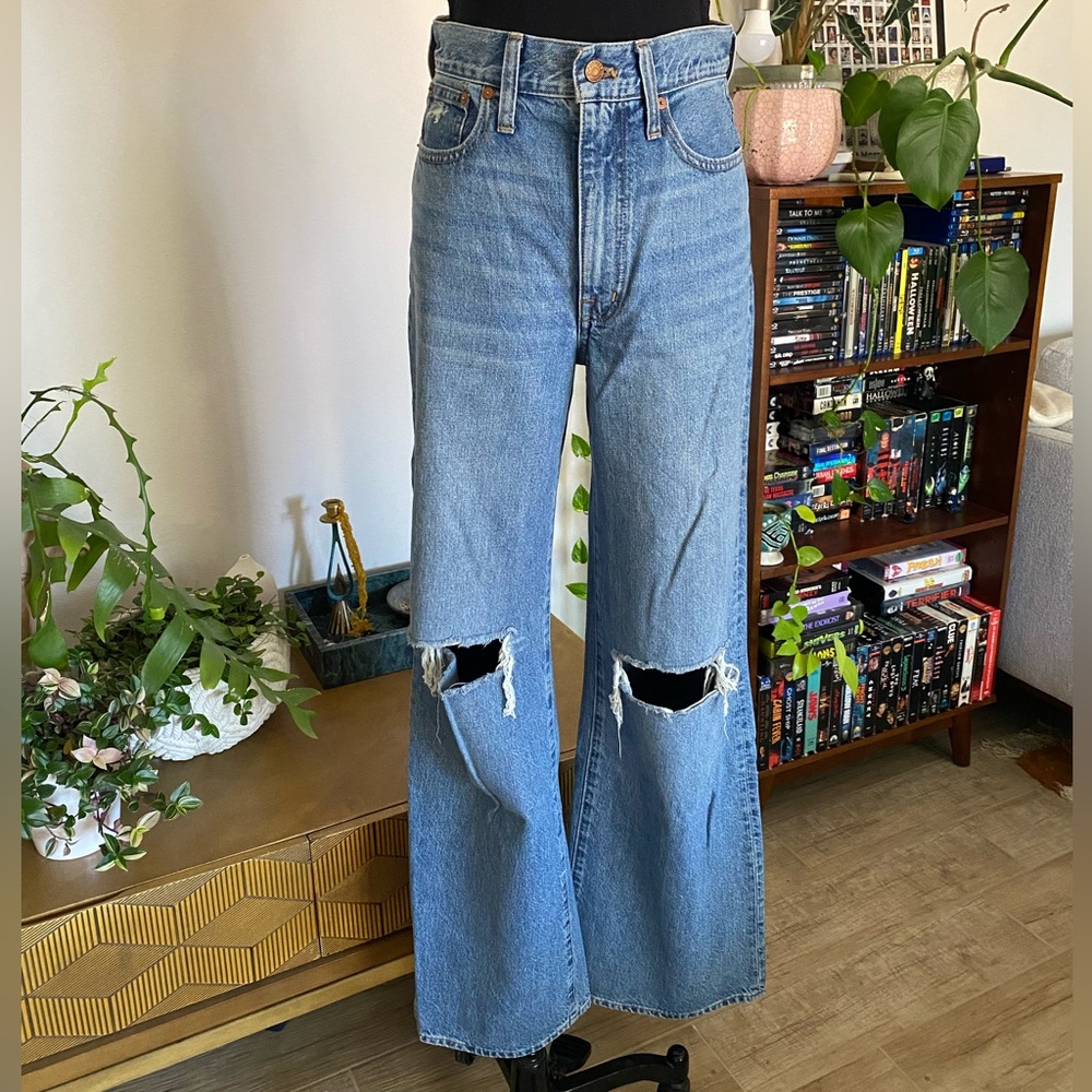 Madewell 100% cotton Superwide jeans size 26
